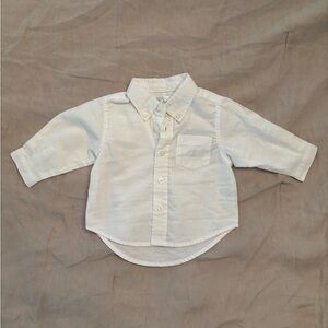 The Children's Place White Button-Down Shirt for Baby / Size 3-6 Months